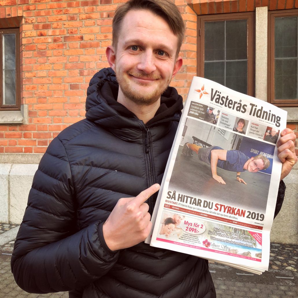 Personliga tränaren Patrick Rapp från Sport Performance Center blev intervjuad av Västerås Tidning.