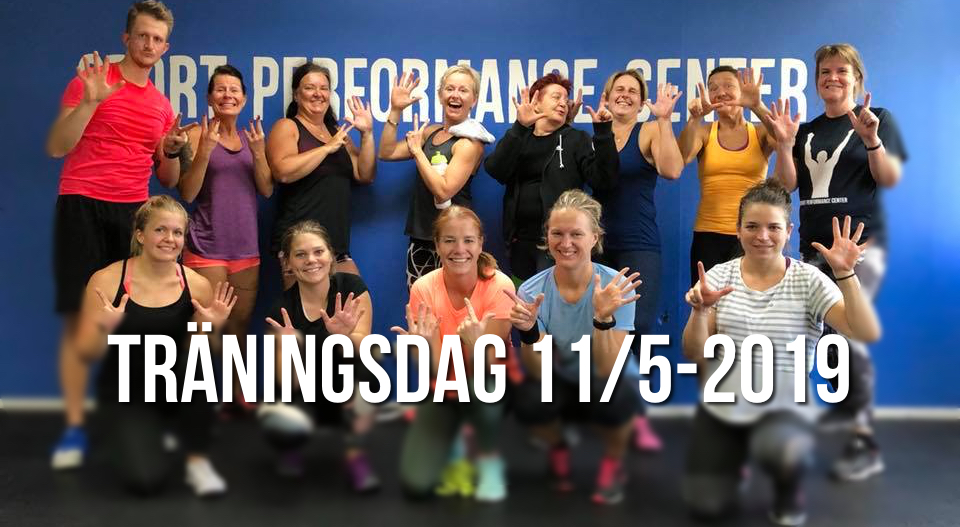 Den 11 maj är det dags för ytterligare en träningsdag på Sport Performance Center. Bilden visar deltagarna från förra omgången.